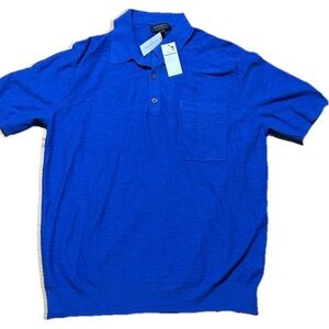 Banana Republic Royal Blue Short Sleeve Polo with Chest Pocket